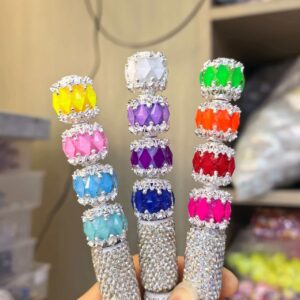 Perles pour stylo – Arc-en-ciel de cristal et lumière prismatique