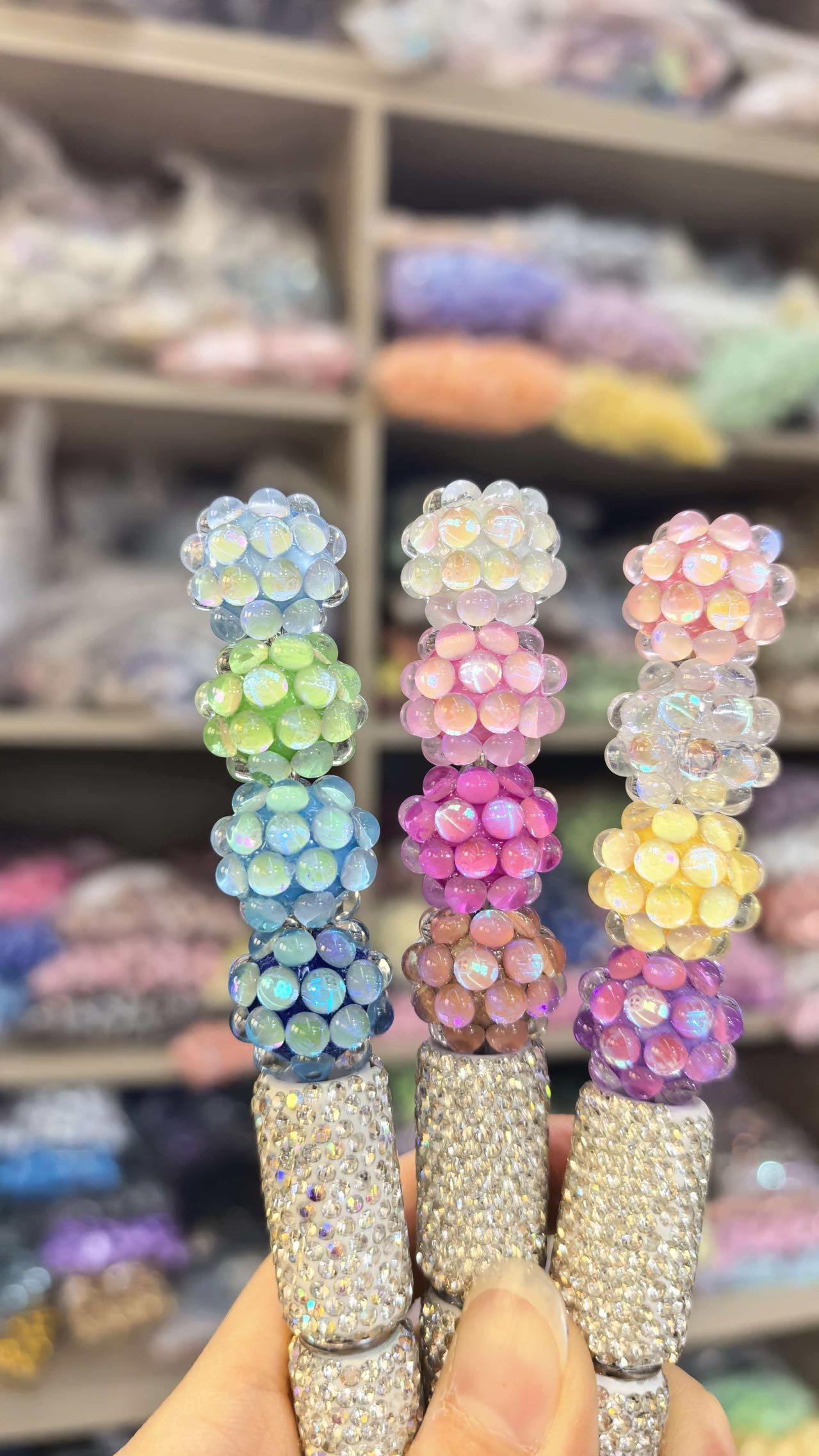 Set de perles à enfiler pour stylo – Personnalisation chic et ludique